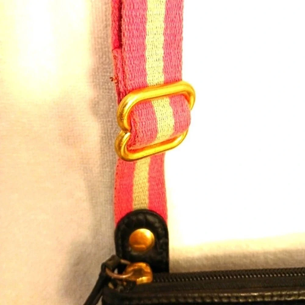Juicy Couture Crossbody BLACK VELVET Shoulder Bag Purse Adjustable EMBROIDERED
